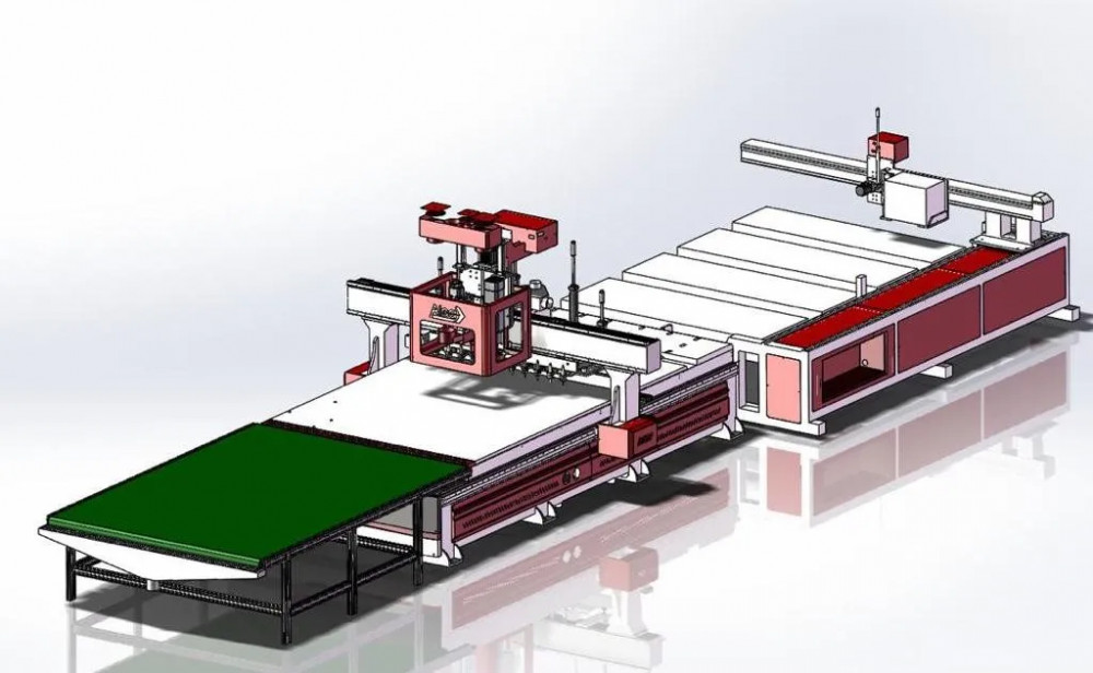 Centro de Trabalho Nesting – Router CNC marca Alca, modelo AL-1928F-ATC